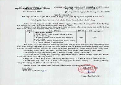 Mời báo giá thú nhồi bông làm quà tặng cho người hiến máu (1467)