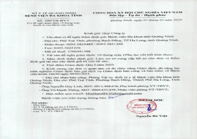 Thông báo đề nghị giám định 10 thang máy thanh lý (290)