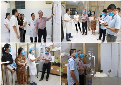 Đoàn công tác Cục Quản lý môi trường Bộ Y tế đến làm việc tại Bệnh viện Đa khoa tỉnh Quảng Ninh