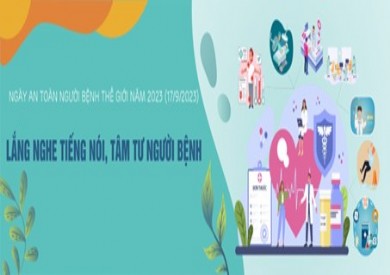 Hưởng ứng Ngày An toàn người bệnh Thế giới 17/9/2023 với thông điệp ''Lắng nghe tiếng nói, tâm tư người bệnh''