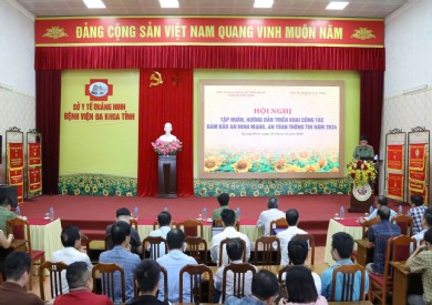 Ngành Y tế Quảng Ninh tập huấn công tác đảm bảo an ninh mạng, an toàn thông tin năm 2024