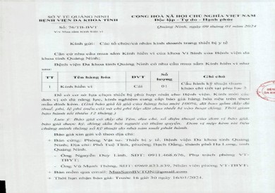 Mời báo giá mua sắm kính hiển vi (76)