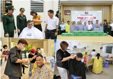 Cắt tóc thiện nguyện tại Bệnh viện Đa khoa tỉnh Quảng Ninh: Lan tỏa yêu thương “đặt biệt” tới người bệnh