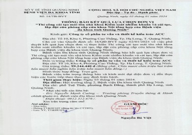 Thông báo kết quả lựa chọn đơn vị (14)