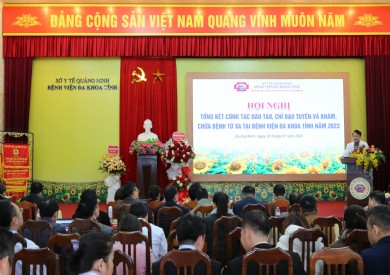 Hội nghị tổng kết công tác đào tạo, chỉ đạo tuyến và khám chữa bệnh từ xa năm 2023