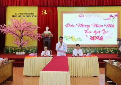 Bệnh viện Đa khoa tỉnh Quảng Ninh khai xuân Giáp Thìn 2024 và triển khai nhiệm vụ sau Tết