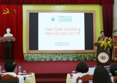 Bệnh viện Đa khoa tỉnh Quảng Ninh tổ chức tập huấn tính chi phí giá dịch vụ y tế