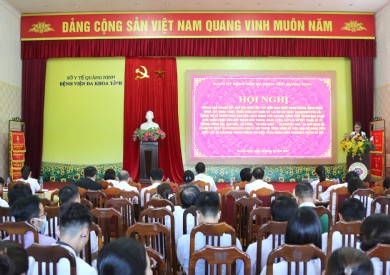 Đảng bộ Bệnh viện tổ chức Hội nghị thông báo kết quả Hội nghị lần thứ chín Ban Chấp hành Trung ương Đảng khóa XIII