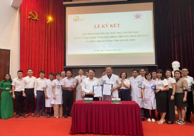 Bệnh viện Đa khoa tỉnh Quảng Ninh và Bệnh viện Việt Đức ký kết hợp đồng và khai giảng khóa đào tạo, chuyển giao kỹ thuật ghép thận