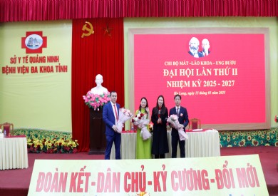 Đại hội Chi bộ Mắt – Lão khoa – Ung bướu lần thứ V, nhiệm kỳ 2025 – 2027