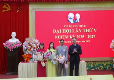 Đại hội Chi bộ khu nhà E lần thứ V, nhiệm kỳ 2025 - 2027