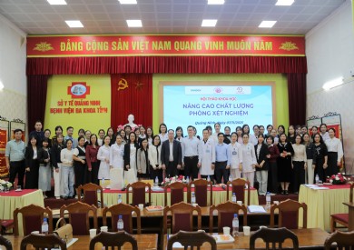 BỆNH VIỆN ĐA KHOA TỈNH QUẢNG NINH TỔ CHỨC HỘI THẢO KHOA HỌC “NÂNG CAO CHẤT LƯỢNG PHÒNG XÉT NGHIỆM ”