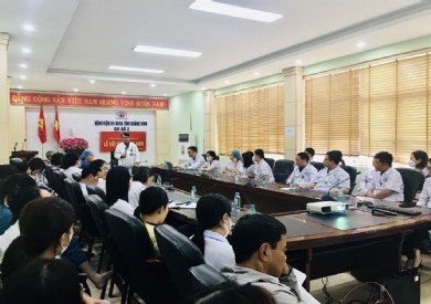 Bệnh viện Đa khoa tỉnh Quảng Ninh tăng cường kỹ năng giao tiếp chuẩn AIDET tại cơ sở 2