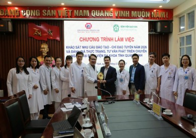 ĐOÀN CÔNG TÁC BỆNH VIỆN BẠCH MAI KHẢO SÁT NHU CẦU ĐÀO TẠO – CHỈ ĐẠO TUYẾN TẠI BỆNH VIỆN ĐA KHOA TỈNH QUẢNG NINH