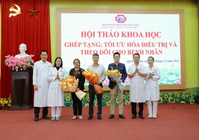 HỘI THẢO KHOA HỌC GHÉP TẠNG: TỐI ƯU HÓA ĐIỀU TRỊ VÀ THEO DÕI CHO BỆNH NHÂN