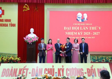 Đại hội Chi bộ khu nhà D lần thứ V, nhiệm kỳ 2025 - 2027