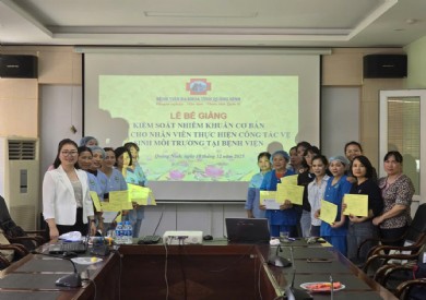 VỆ SINH MÔI TRƯỜNG BỀ MẶT – NỀN TẢNG AN TOÀN TRONG  BỆNH VIỆN