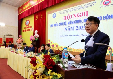 HỘI NGHỊ ĐẠI BIỂU CÁN BỘ VIÊN CHỨC, NGƯỜI LAO ĐỘNG BỆNH VIỆN ĐA KHOA TỈNH QUẢNG NINH NĂM 2025