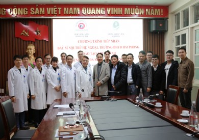 Bệnh viện Đa khoa tỉnh Quảng Ninh tiếp nhận bác sĩ nội trú trường Đại học Y Hải Phòng đến thực tập