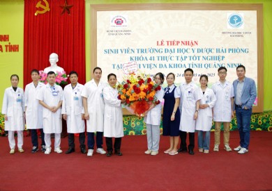 Bệnh viện Đa khoa tỉnh Quảng Ninh tiếp nhận 95 sinh viên Y dược Hải phòng đến thực tập tốt nghiệp