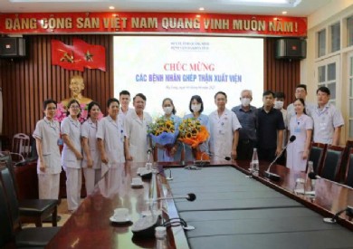 Từ nghĩa cử cao đẹp, hai bệnh nhân ghép thận tại BVĐK tỉnh Quảng Ninh hồi phục và xuất viện