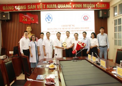 BỆNH VIỆN ĐA KHOA THÁI BÌNH HỌC TẬP, TRAO ĐỔI KINH NGHIỆM VỀ GHÉP TẠNG TẠI BỆNH VIỆN ĐA KHOA TỈNH QUẢNG NINH