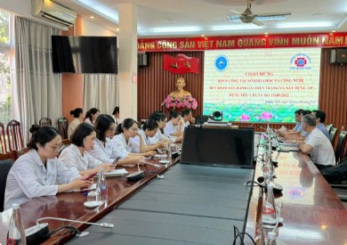 Đoàn công tác Sở Khoa học và Công nghệ khảo sát, đánh giá hiện trạng áp dụng tiêu chuẩn ISO 15189:2022 tại Bệnh viện Đa khoa tỉnh Quảng Ninh