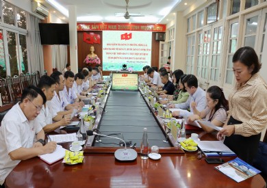 Đảng bộ phường Hồng Gai kiểm tra việc thực hiện công tác Đảng tại Bệnh viện Đa khoa tỉnh Quảng Ninh