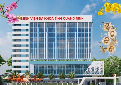 KHÔNG KHÍ ĐÓN TẾT RỘN RÀNG TẠI TRONG BỆNH VIỆN ĐA KHOA TỈNH QUẢNG NINH
