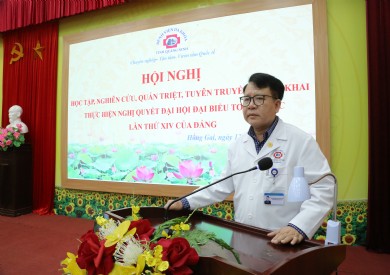 Đảng bộ Bệnh viện Đa khoa tỉnh Quảng Ninh tổ chức Hội nghị học tập, quán triệt Nghị quyết Đại hội XIV của Đảng