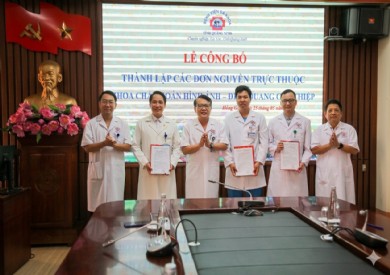 CÔNG BỐ THÀNH LẬP CÁC ĐƠN NGUYÊN CHUYÊN SÂUTRỰC THUỘC KHOA CHẨN ĐOÁN HÌNH ẢNH- ĐIỆN QUANG CAN THIỆP TẠI BỆNH VIỆN ĐA KHOA TỈNH QUẢNG NINH