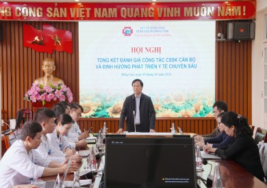 Phát huy hiệu quả công tác chăm sóc sức khỏe cán bộ và định hướng phát triển Trung tâm Mắt chuyên sâu tại Bệnh viện Đa khoa tỉnh Quảng Ninh